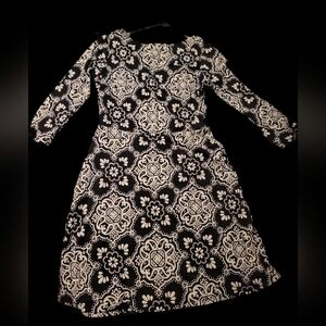 Black floral dress size 5/6 Juniors